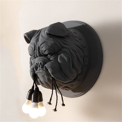 Bulldogge Wandleuchte Lampe Dekoration