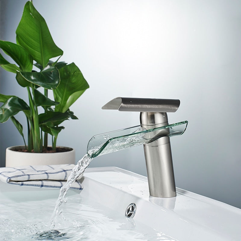 Garduru Glas Wasserfall Wasserhahn