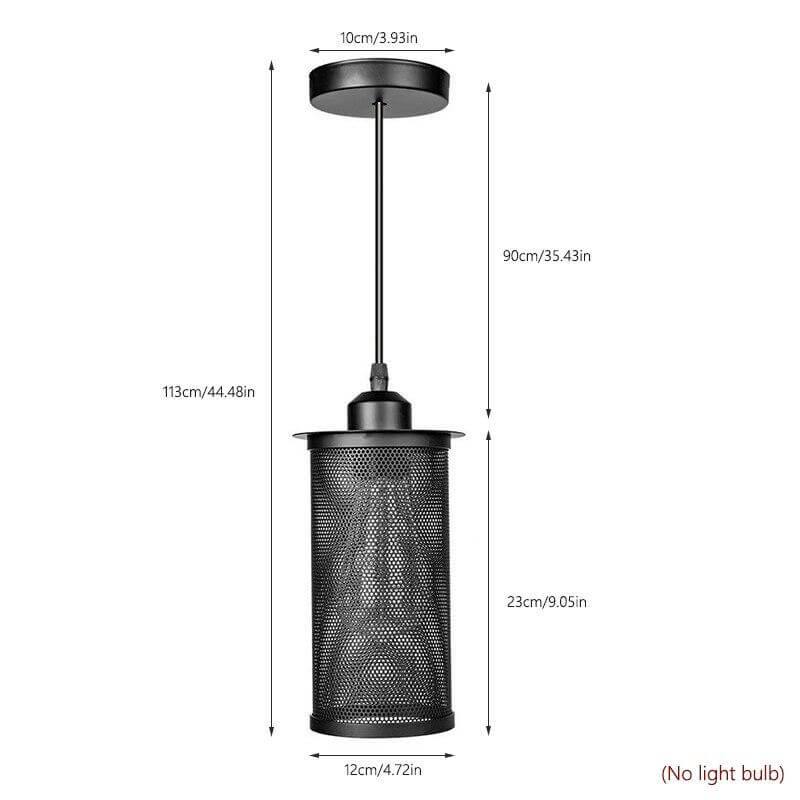 Garduru Loft Stil Eisen Käfig Vintage Lampe