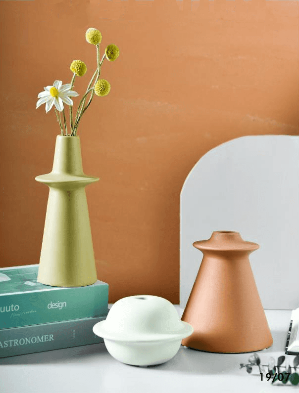 Garduru Morandi Keramikvasen | Stilvolle Deko | Modernes Design | In vier eleganten Farben