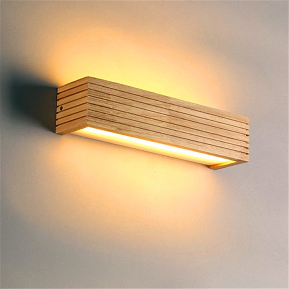 Emica - Moderne Japanische Holz Wandlampe