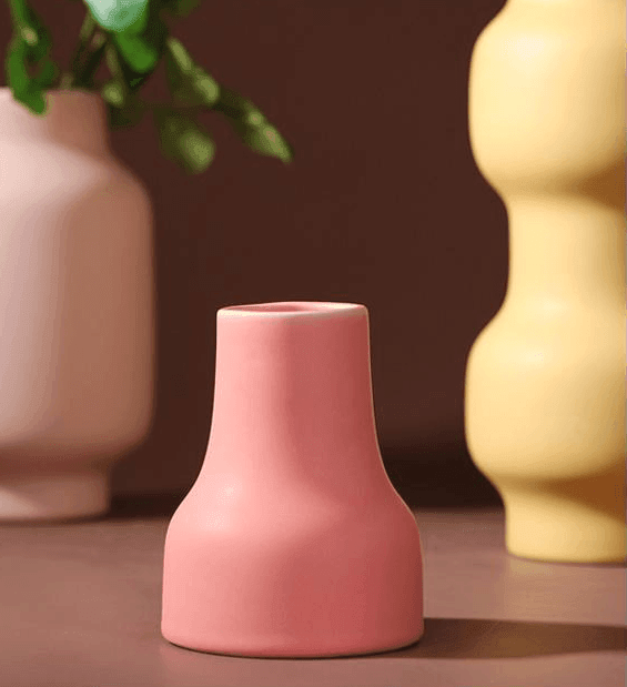 Garduru Keramik-Blumenvase | Warme Farbpalette | Elegantes Design | Perfekte Dekoration für Zuhause