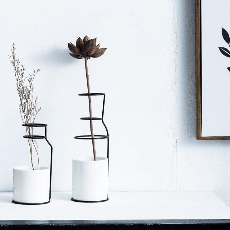 Garduru Design Blumenvase | Handgefertigt | Modernes Design | Dekoration für Zuhause