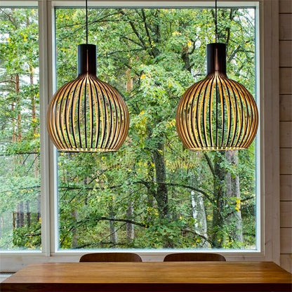 Garduru Holz Pendelleuchte