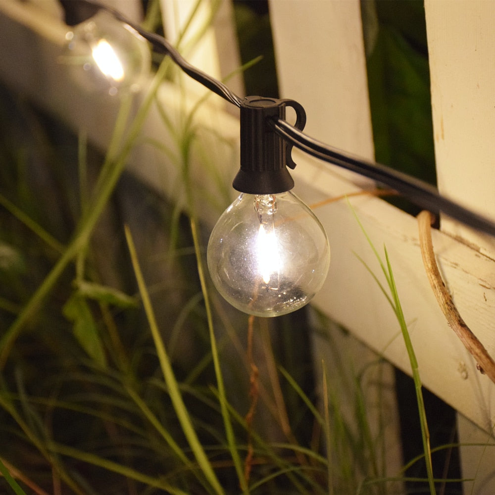 Outdoor-Glas-Glühbirne-Lichterkette