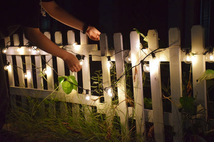 Outdoor-Glas-Glühbirne-Lichterkette