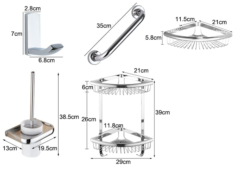 Original Badezimmer Hardware Set