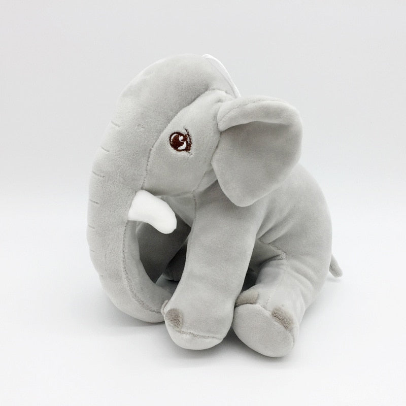 SnugglePhant – Weicher Plüsch Baby-Elefant Kuscheltier mit Saugnapf