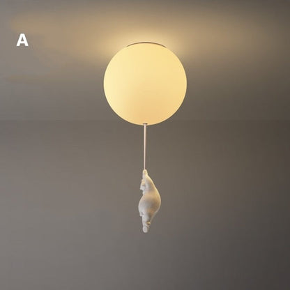 BalloonBear™ Deckenleuchte | Verspielte LED Kinderzimmerlampe | Kreatives Design | Stimmungsvolle Beleuchtung