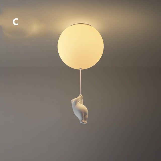 Ballonbär Deckenleuchte