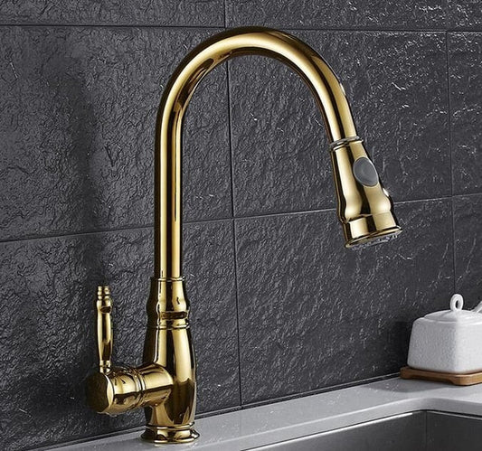 Einziehbarer Küchenwasserhahn
