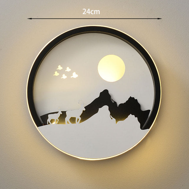 Garduru Moderne Kunst Wand Led Lampe