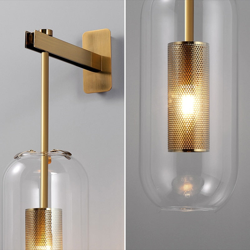 Otis - Moderne Glas Wandlampe