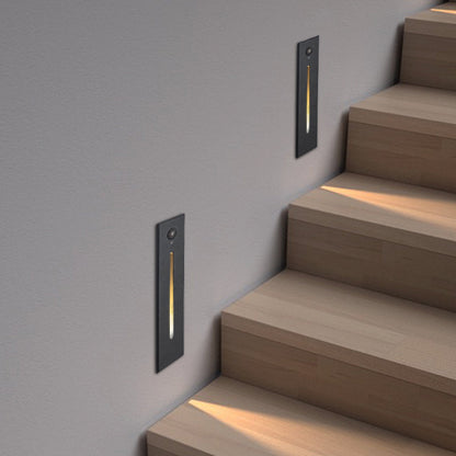 RoyaleGlow Sleek Eingelassene LED-Eck-Wandlampe - Modernes energieeffizientes Design