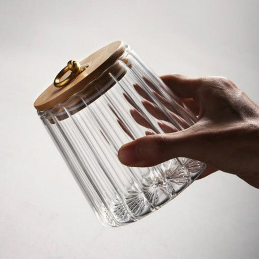 Lid & Charm Ripple Gläser