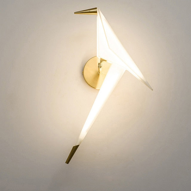 Vogel Wandlampe