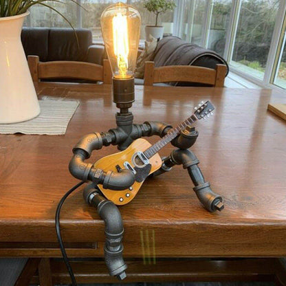 Garduru Gitarrenspieler Retro Tischlampe Glow Ambiente