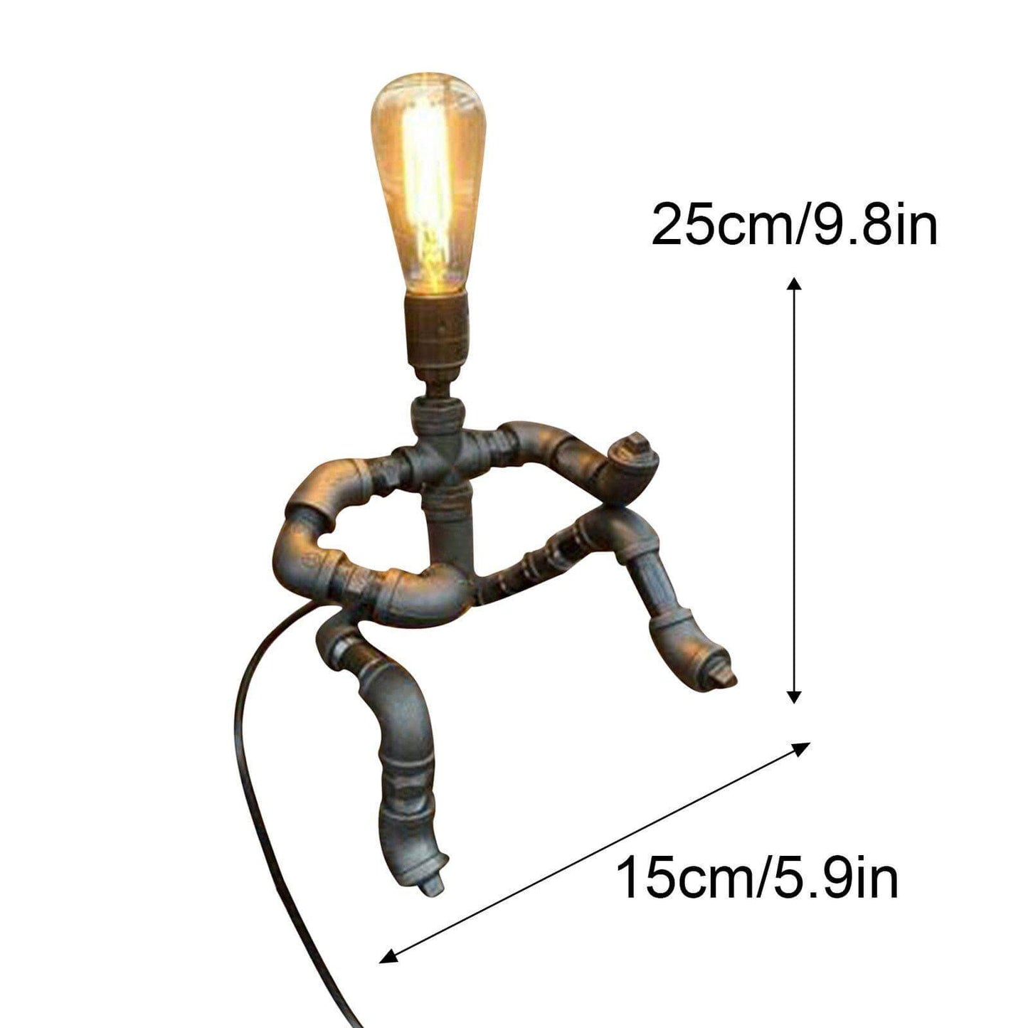 Garduru Gitarrenspieler Retro Tischlampe Glow Ambiente