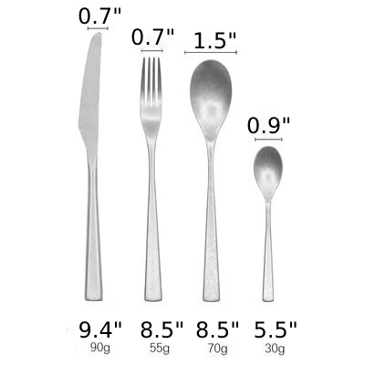 Besteckset „Lima“ aus Edelstahl