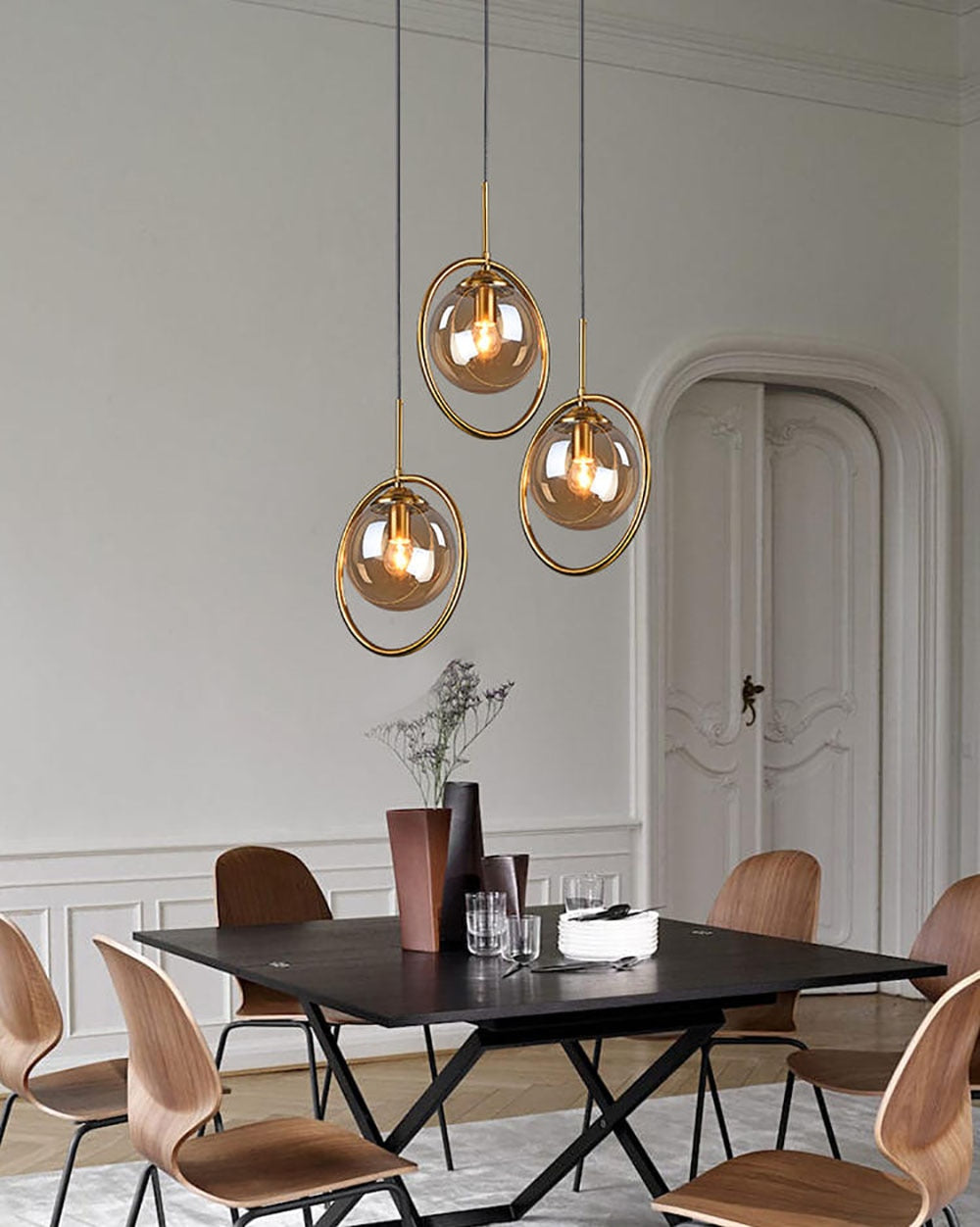 Garduru Glas Globus Pendelleuchten