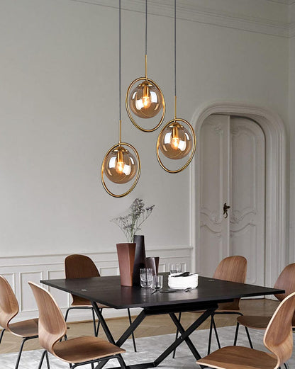 Garduru Glas Globus Pendelleuchten