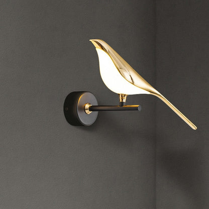 Moderne LED-Wandleuchte „Magpie Bird“