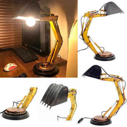 Garduru Einzigartige Bagger Tischlampe | Kreatives Design | LED Beleuchtung | Perfekte Deko für Zuhause