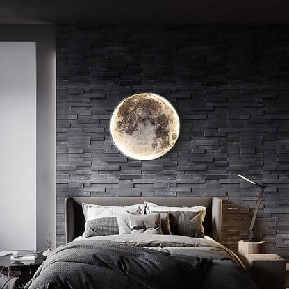 Garduru - 3D LED Mond oder Erde Decken- oder Wandleuchte