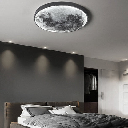 Garduru 3D LED Mond & Erde Lampe | Decken- & Wandleuchte | Atmosphärische Beleuchtung | Modernes Design | Deko für Zuhause