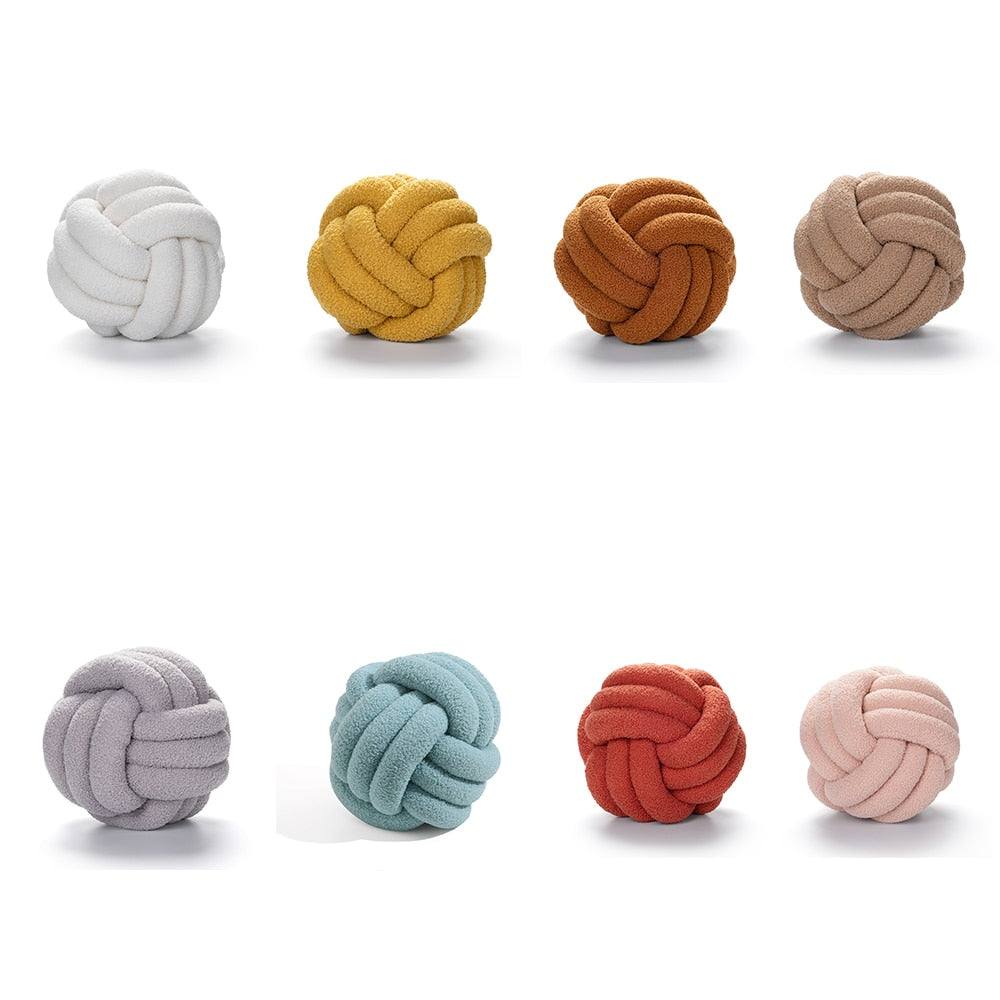 Garduru Knot Baumwoll-Wurfkissen aus Fleece – Komfort & Stil