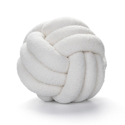 Garduru Knot Baumwoll-Wurfkissen aus Fleece – Komfort & Stil