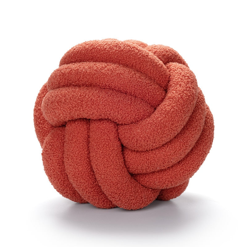 Garduru Knot Baumwoll-Wurfkissen aus Fleece – Komfort & Stil
