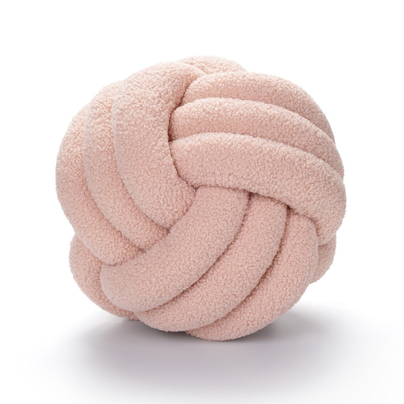 Garduru Knot Baumwoll-Wurfkissen aus Fleece – Komfort & Stil