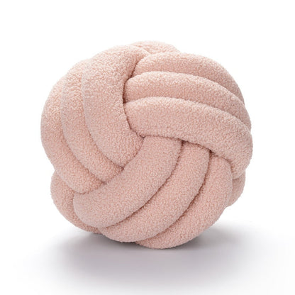 Garduru Knot Baumwoll-Wurfkissen aus Fleece – Komfort & Stil
