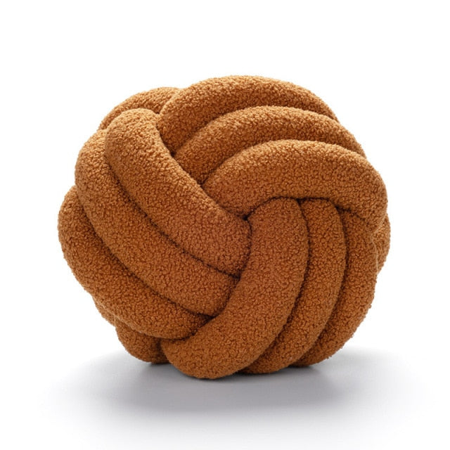 Garduru Knot Baumwoll-Wurfkissen aus Fleece – Komfort & Stil