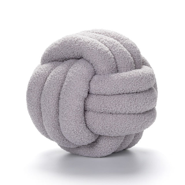 Garduru Knot Baumwoll-Wurfkissen aus Fleece – Komfort & Stil