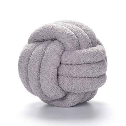 Garduru Knot Baumwoll-Wurfkissen aus Fleece – Komfort & Stil