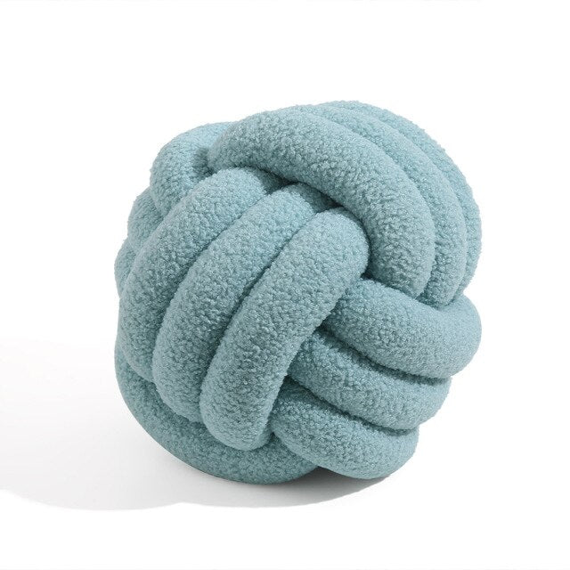 Garduru Knot Baumwoll-Wurfkissen aus Fleece – Komfort & Stil