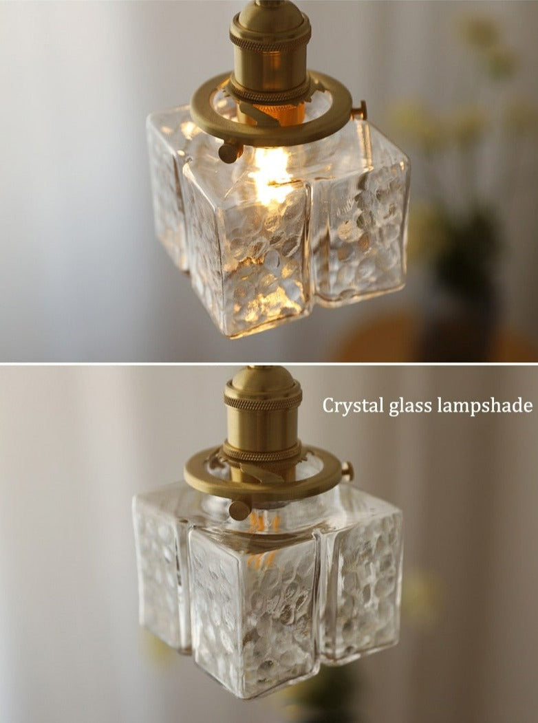 Whitley - Vintage Glas Pendelleuchten