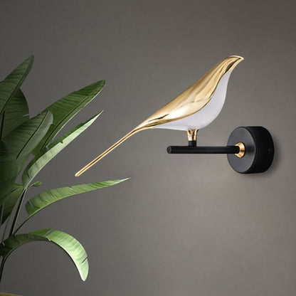 Moderne LED-Wandleuchte „Magpie Bird“