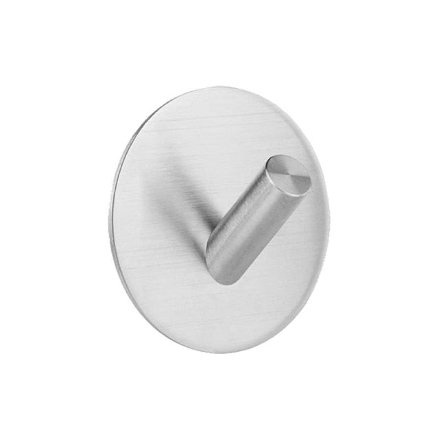 SteelGrip – Selbstklebende Edelstahlhaken für Badezimmer, Küche & mehr