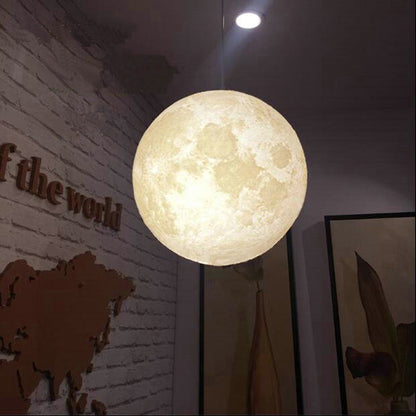 Vollmond 3D Hängelampe