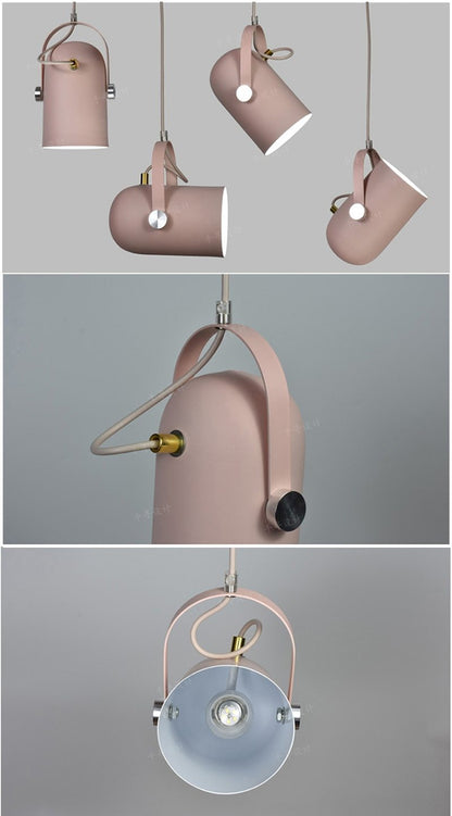 Moderne nordische Winkel-Tropfen-Hängelampe – Metallpendelleuchte für Wohnzimmer & Café