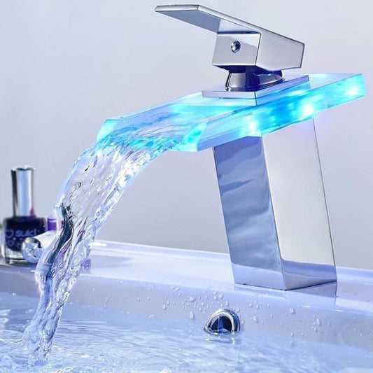 LED-Temperatur-Farbe wechselnder Wasserhahn