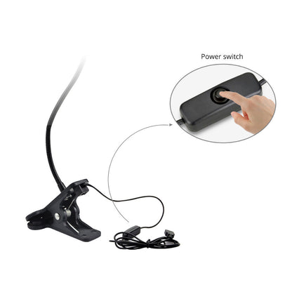 LumiClip – Flexible Clip-On Lampe mit USB-Stromversorgung & einstellbarer Beleuchtung