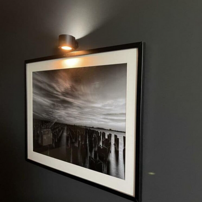 Drahtlose LED-Wandlampe - 360-Grad-Bewegung Lesewandlampe für Schlafzimmer, Wohnzimmer, Studio