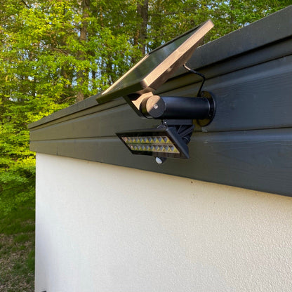 Ultra Starker Solar LED Scheinwerfer mit Bewegungssensor für Garten und Sicherheit