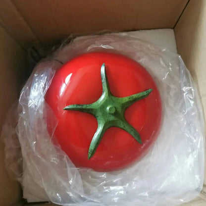 Skurrile Tomate Glas Tischlampe