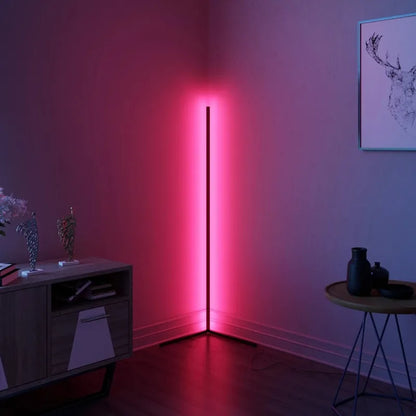 NeoGlow – Futuristische RGB LED Stehlampe mit 16 Millionen Farben, App und Fernbedienung