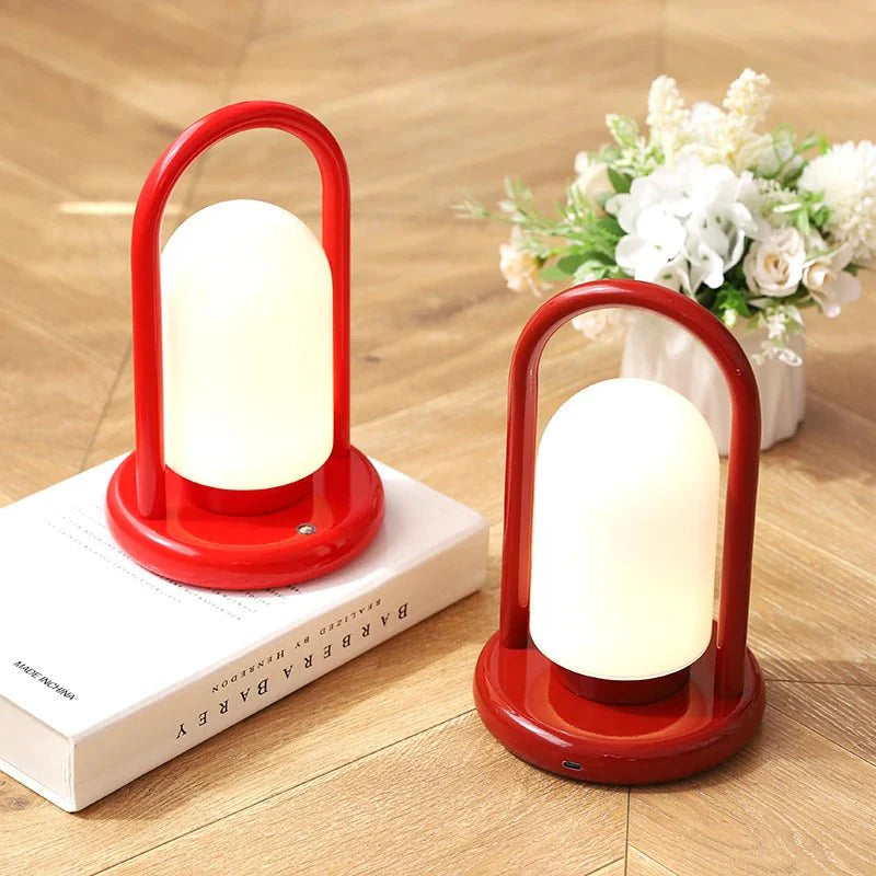 Retro Stil Wiederaufladbare Tischlampe